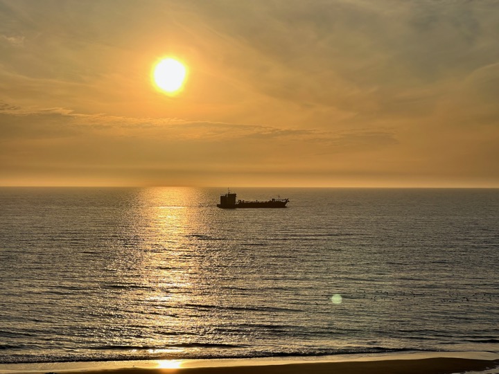 Schiff vor Sylt